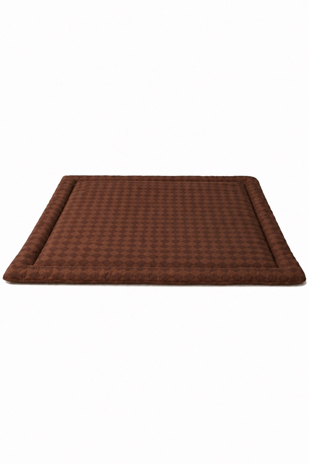 Brown Diamond Padded Baby Play Mat — Little Mae & Co