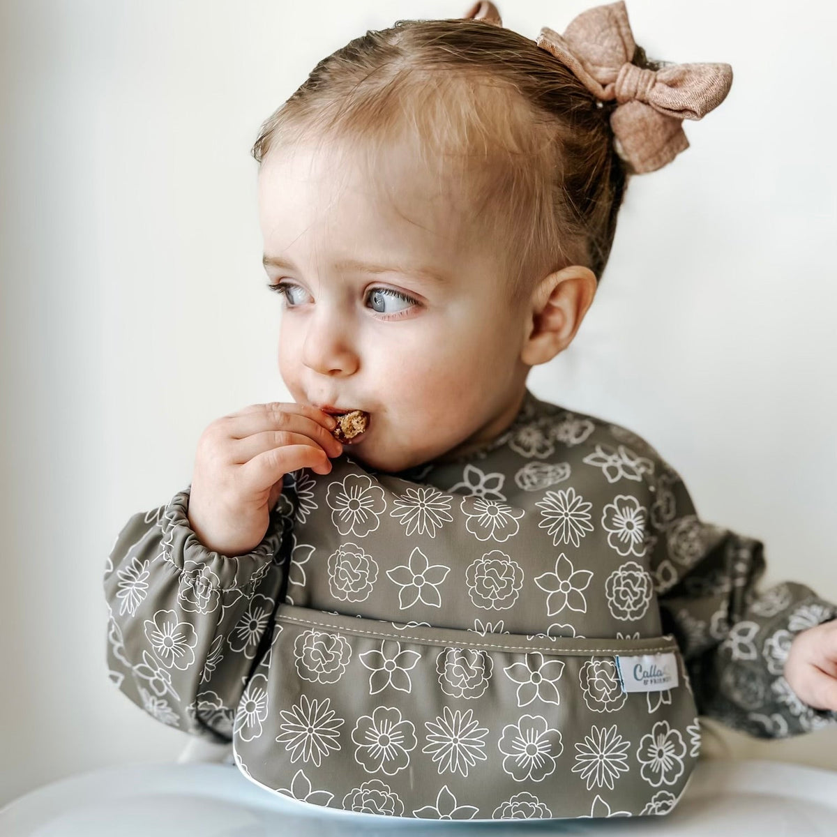 The Grayson Long Sleeve Bib - Blossom — Calla and Friends