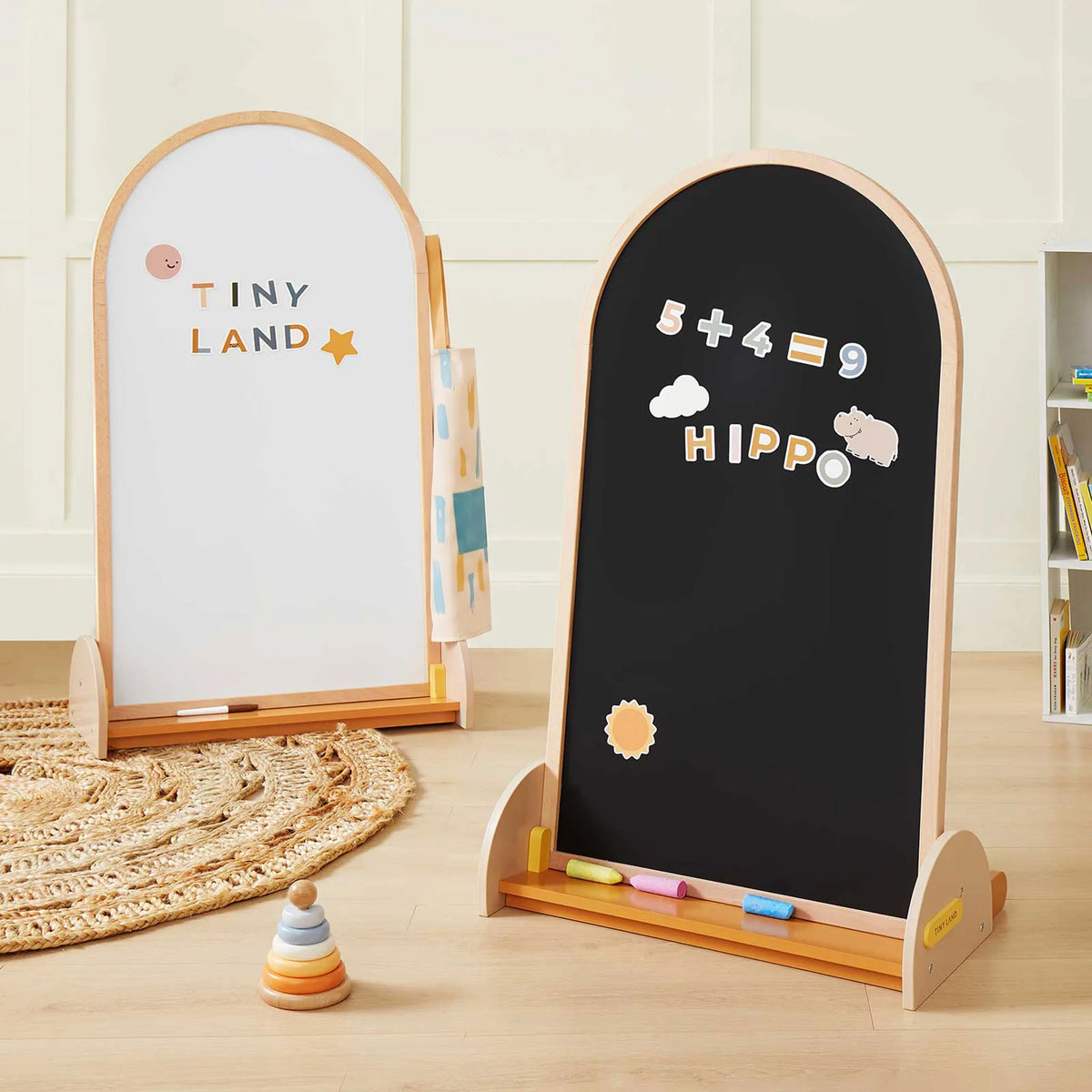Tiny Land® Double-Sided Arched Magnet Chalkboard — Tiny Land