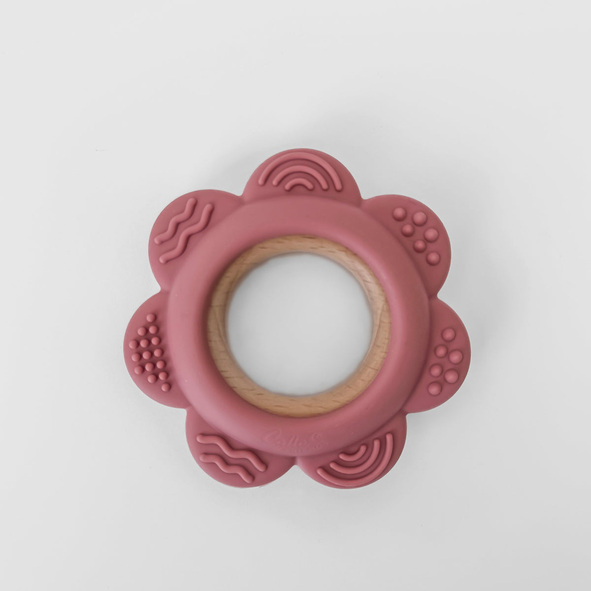 Garden Party Teether Collection - Silicone & Beechwood Flower — Calla and Friends