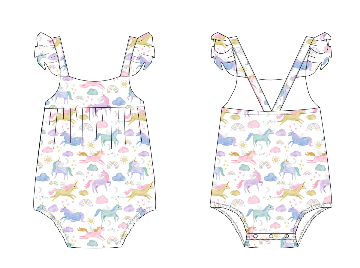 Elliana - Bubble Romper — Blush Lotus