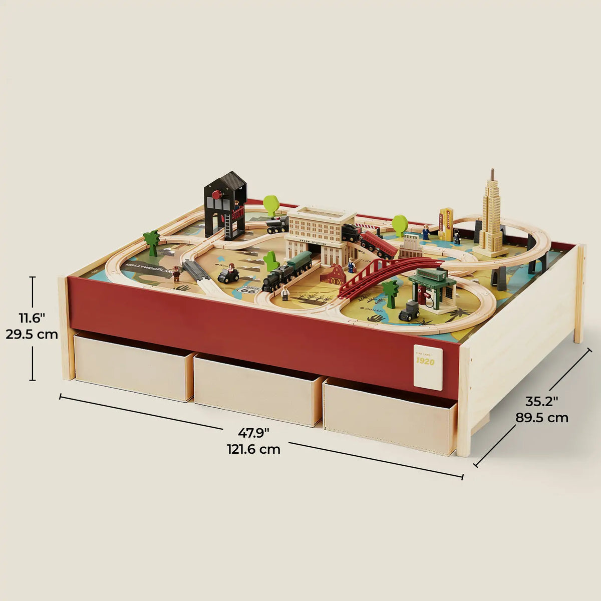 Tiny Land® 1920 Railway Adventure Train Table — Tiny Land