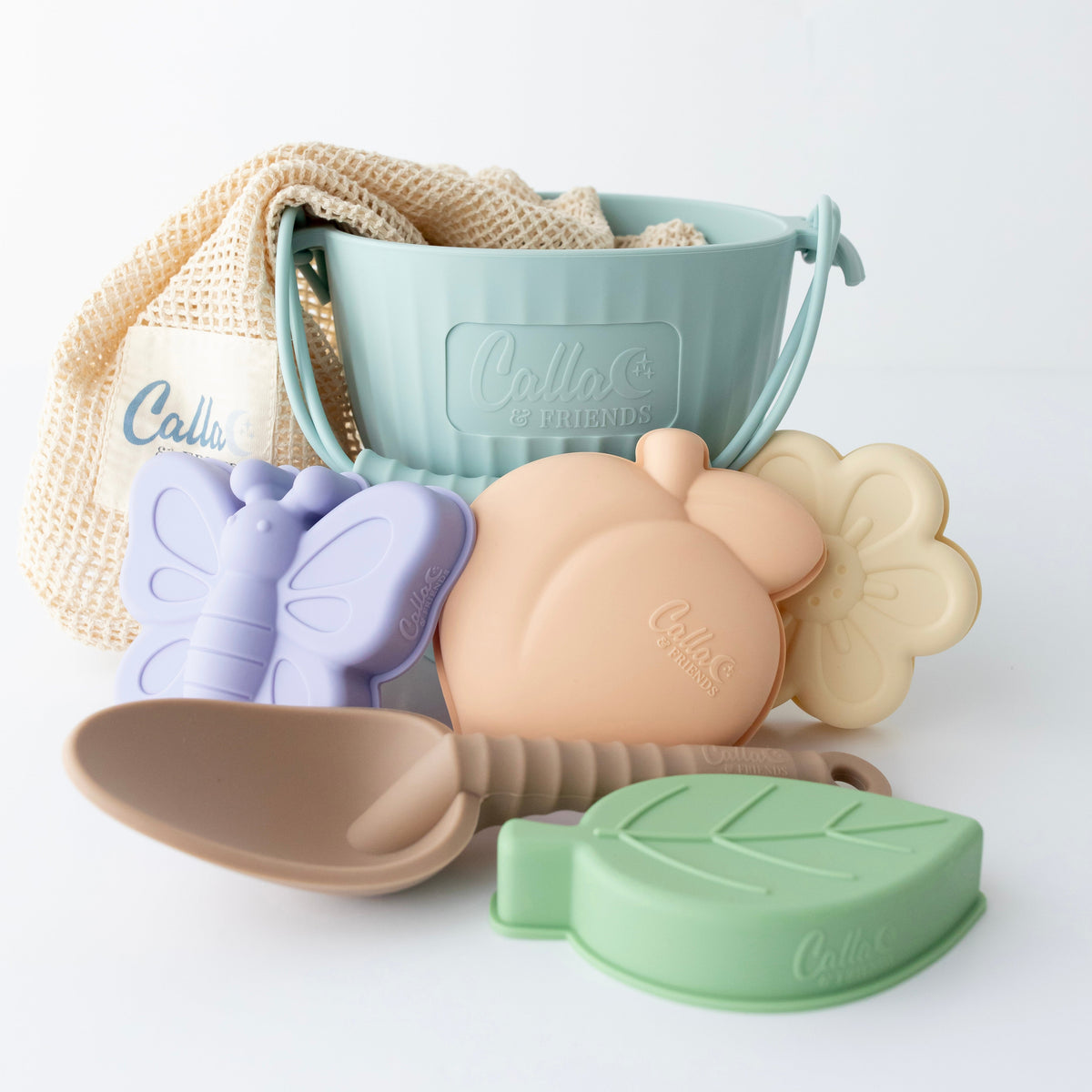 Peach Blossom Silicone Beach Toy Set — Calla and Friends