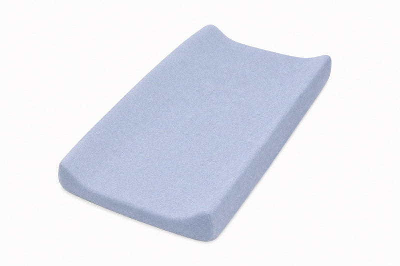 Light Denim Changing Pad Cover — Little Mae & Co