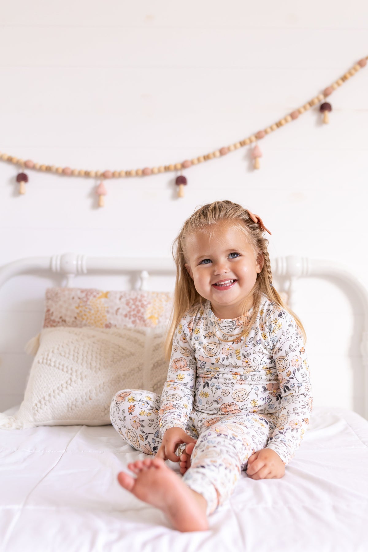 Pastel Petals 2pc Modal Pajamas — Little Joy Co.