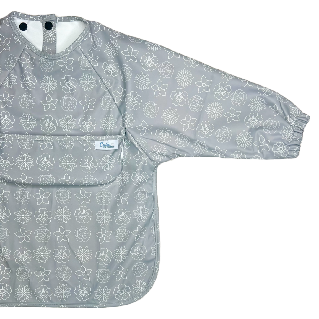 The Grayson Long Sleeve Bib - Blossom — Calla and Friends