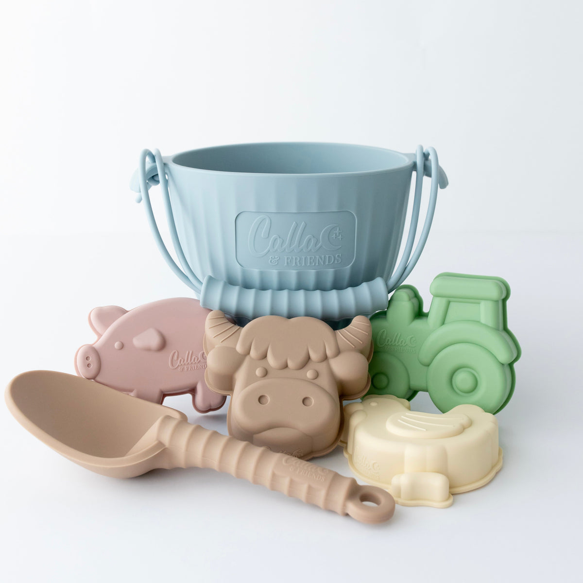 Hazel's Farm Silicone Beach Toy Set — Calla and Friends
