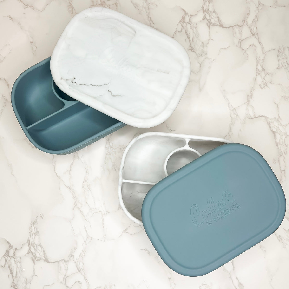 Hayden Bento Box - Marble White — Calla and Friends
