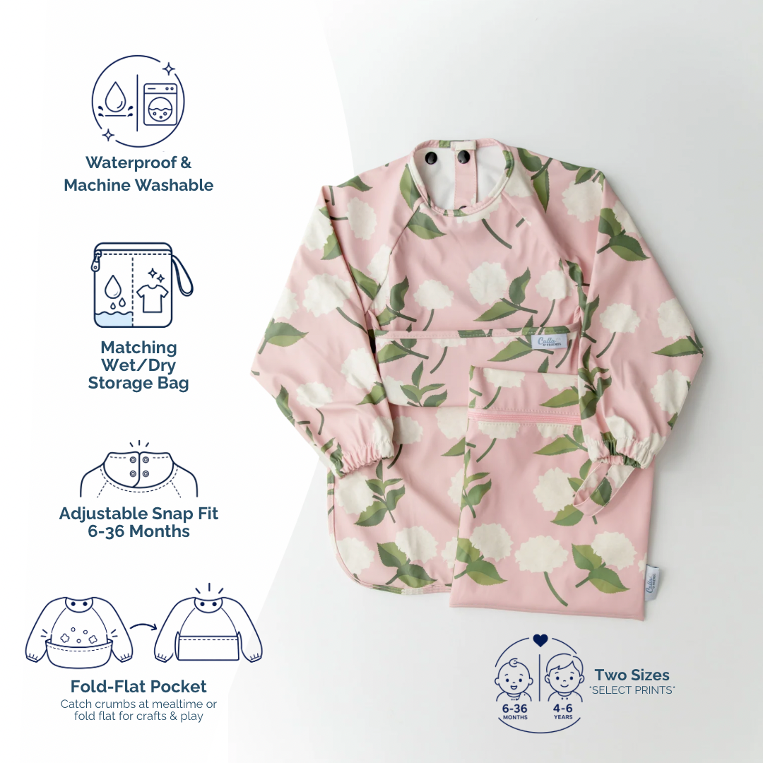 The Grayson Long Sleeve Bib - Lakeside Catch — Calla and Friends