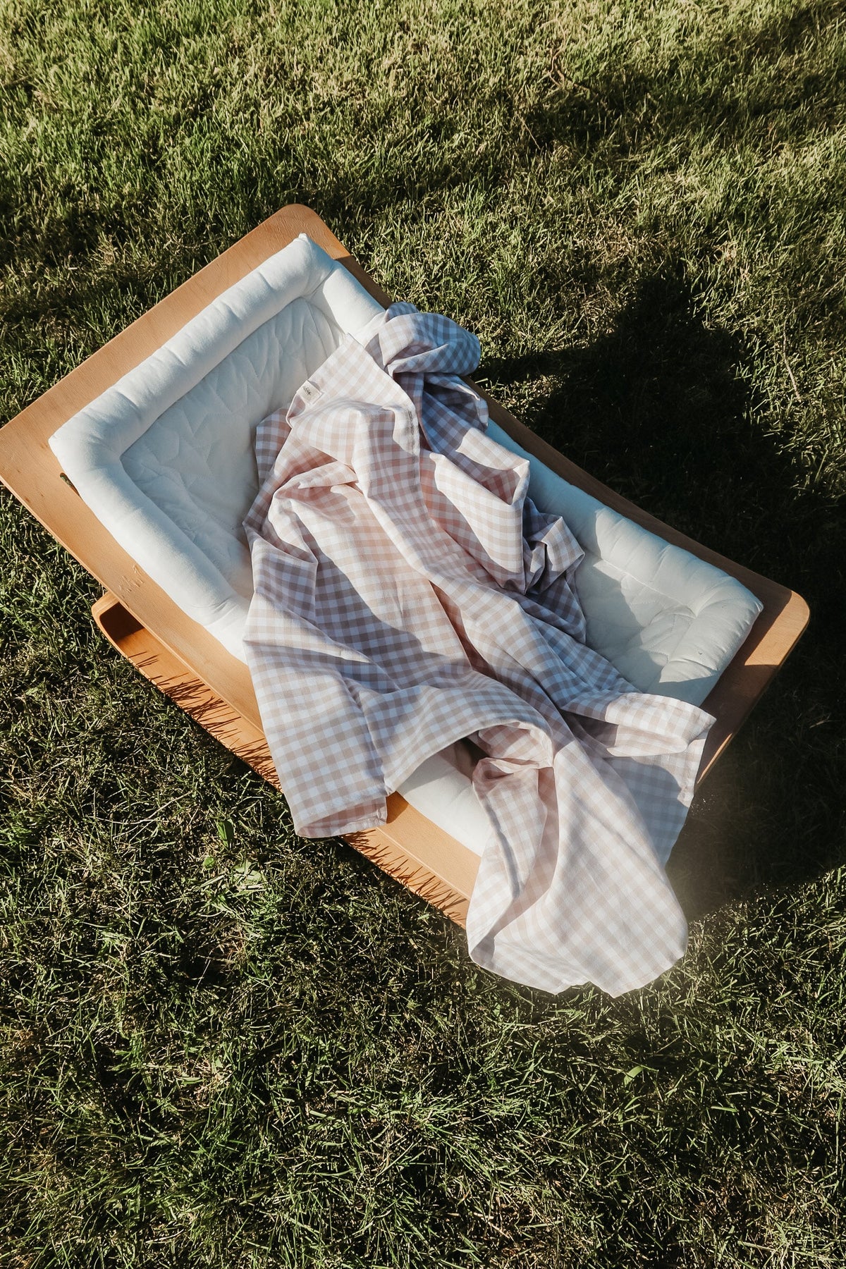 Haven Ghingham Blanket — Little Mae & Co
