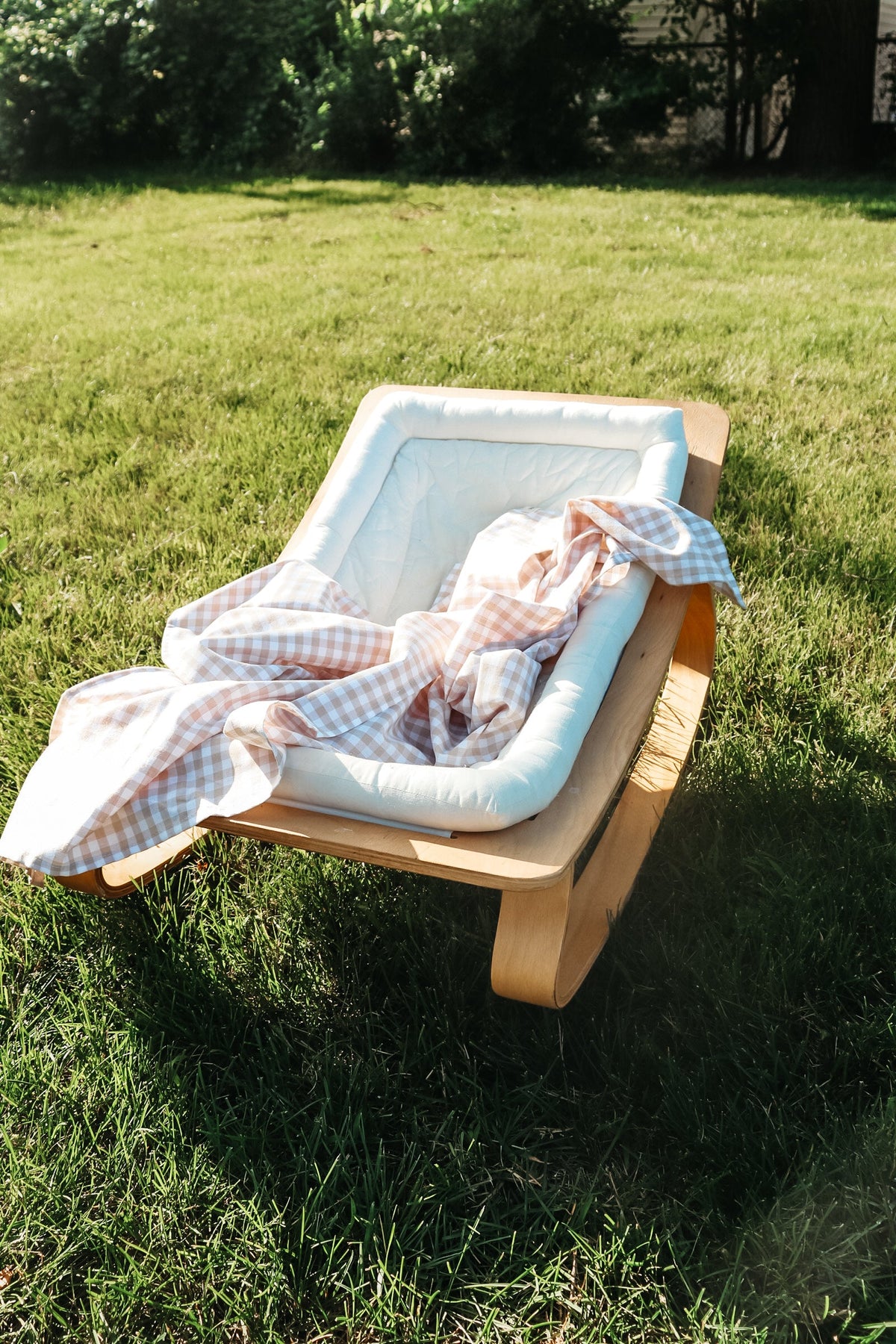 Haven Ghingham Blanket — Little Mae & Co