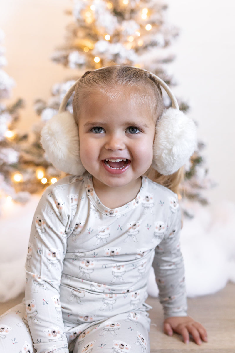 Polar Bear 2pc Bamboo Pajamas — Little Joy Co.