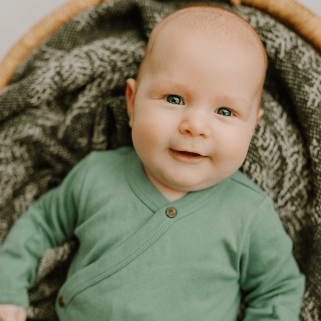 long bodysuit | Basil Green — Finn + Emma