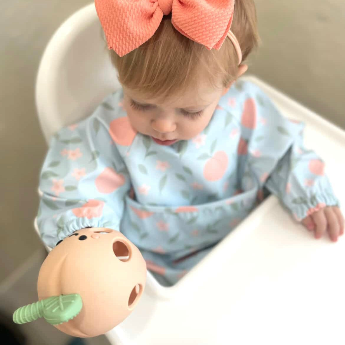 Piper the Peach Blossom Teether — Calla and Friends