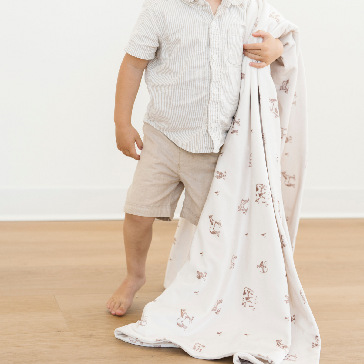 Minky Stretch Receiving Blankets — Saranoni