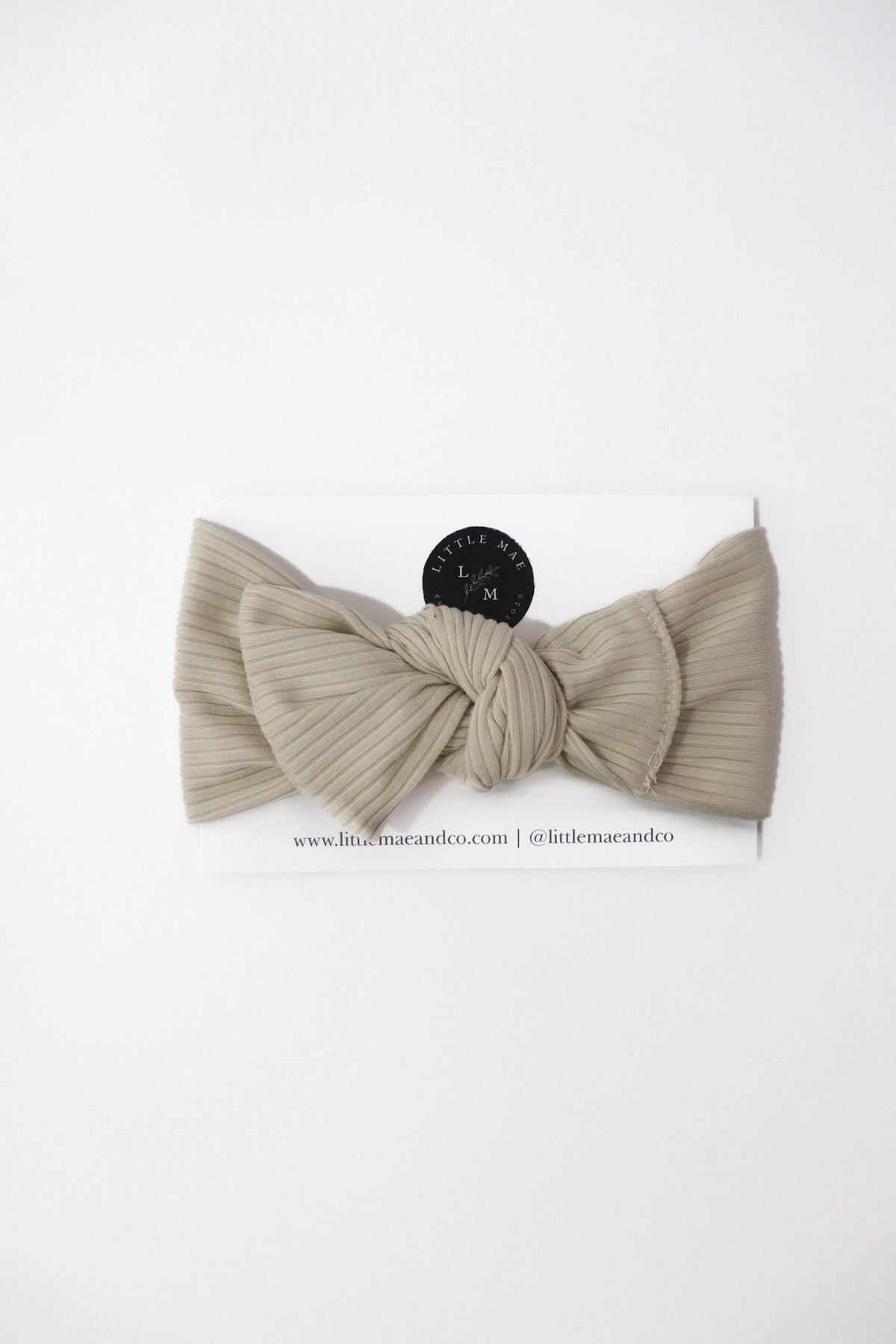 Oat Ribbed Gift Box — Little Mae & Co
