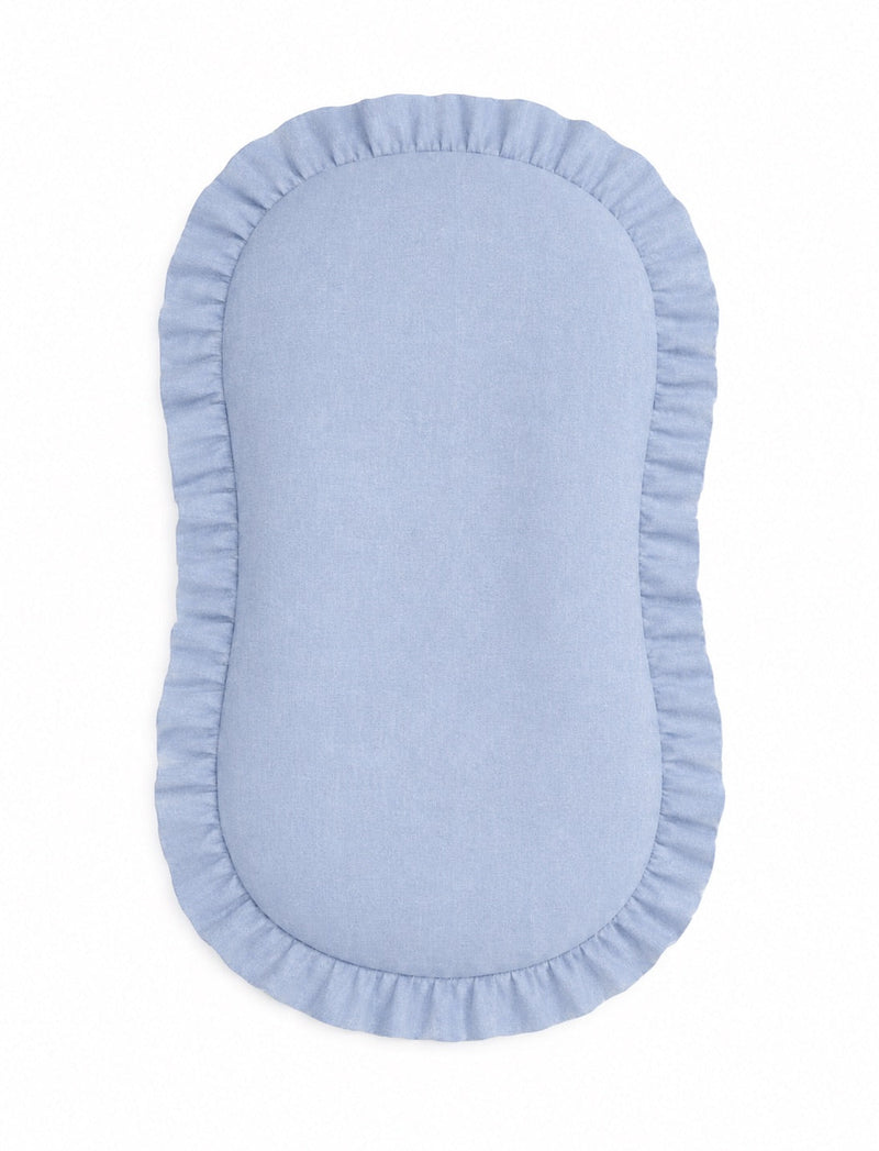 Light Denim Baby Lounger Cover — Little Mae & Co