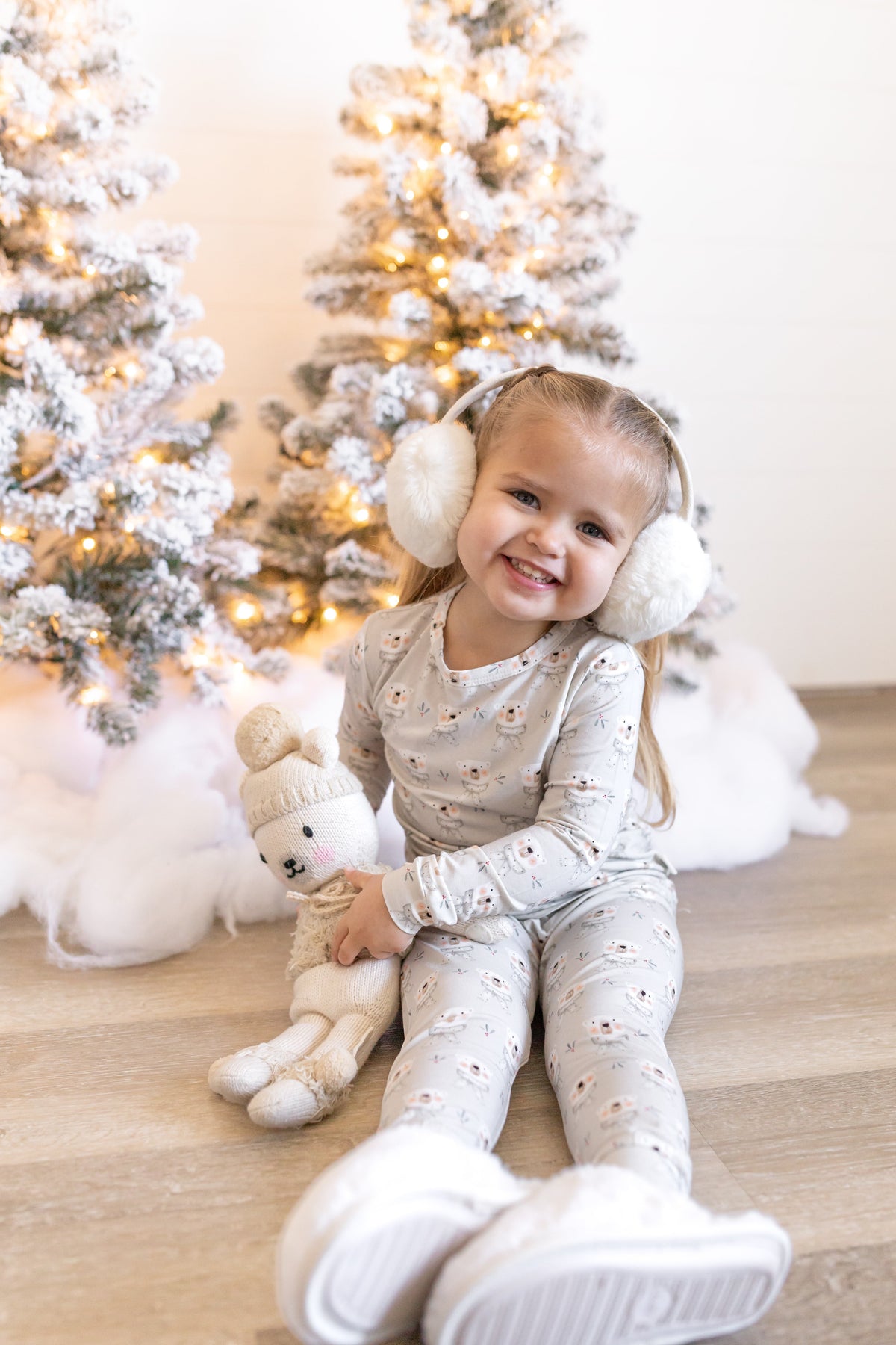 Polar Bear 2pc Bamboo Pajamas — Little Joy Co.