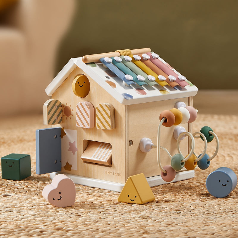 Tiny Land® Cottage Activity Cube - Morandi — Tiny Land