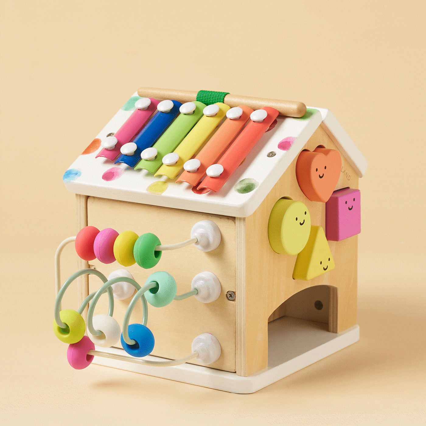 Brain & Hands Playset — Montessori Box (4–6 Months) + Activity Cube — Tiny Land