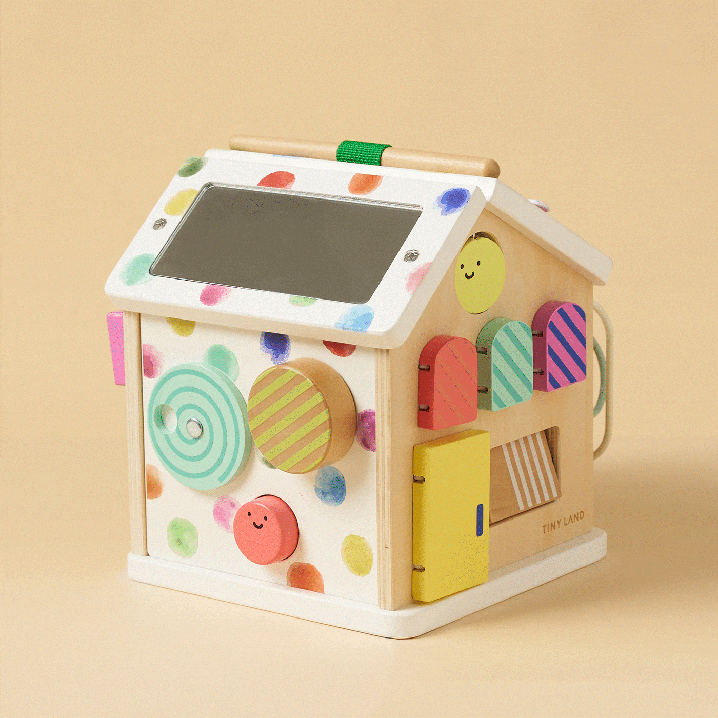Brain & Hands Playset — Montessori Box (4–6 Months) + Activity Cube — Tiny Land