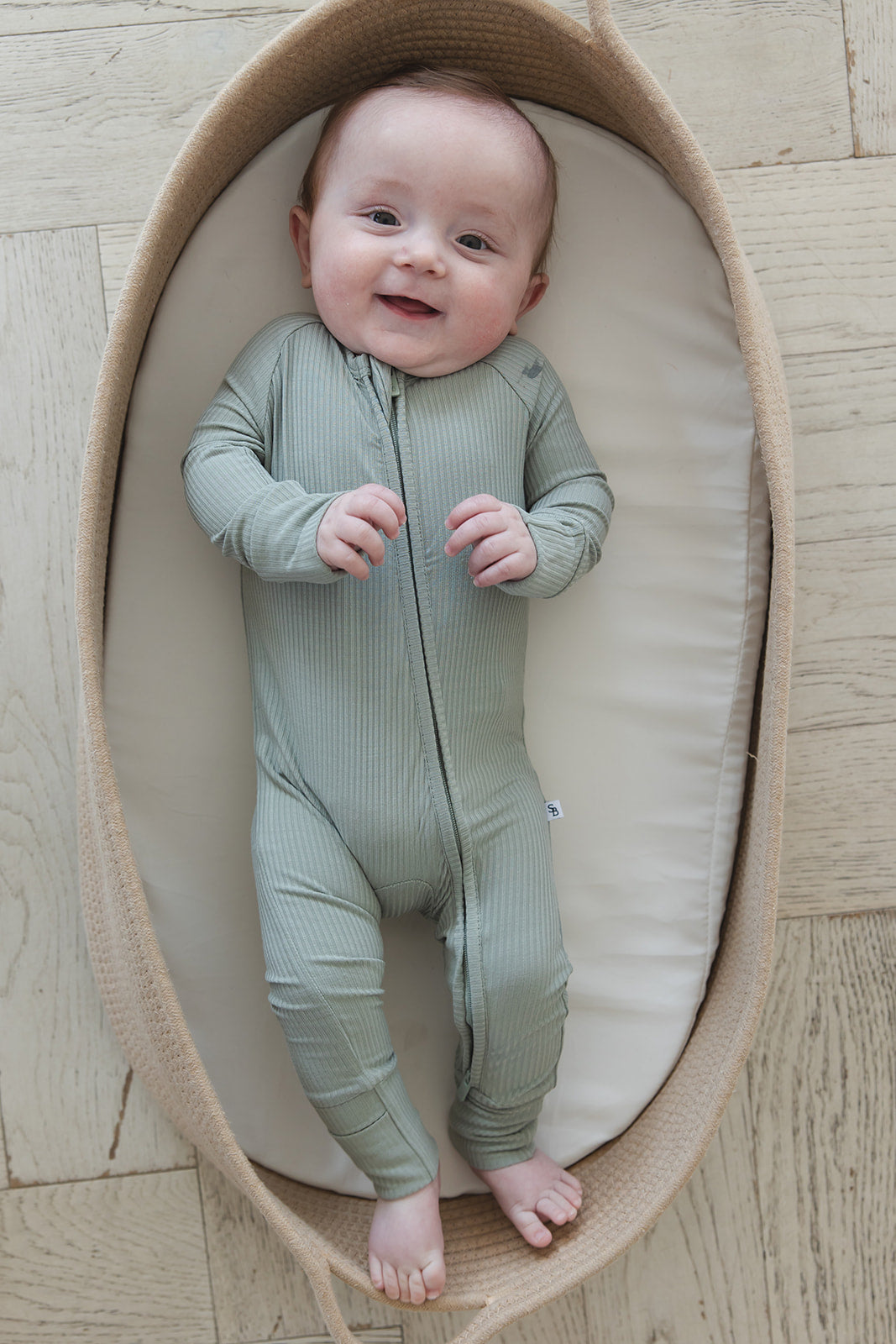 Sage (ribbed) - Zippy — Blush Lotus