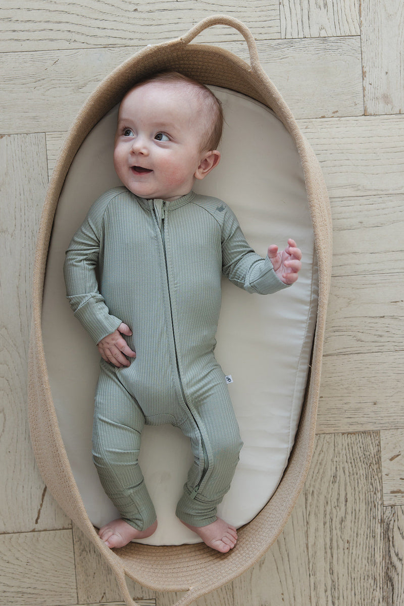 Sage (ribbed) - Zippy — Blush Lotus