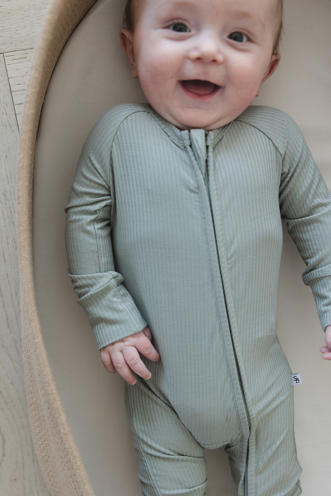 Sage (ribbed) - Zippy — Blush Lotus