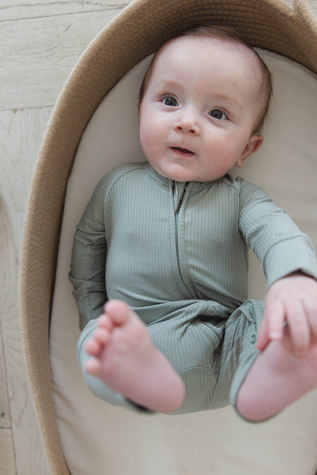 Sage (ribbed) - Zippy — Blush Lotus