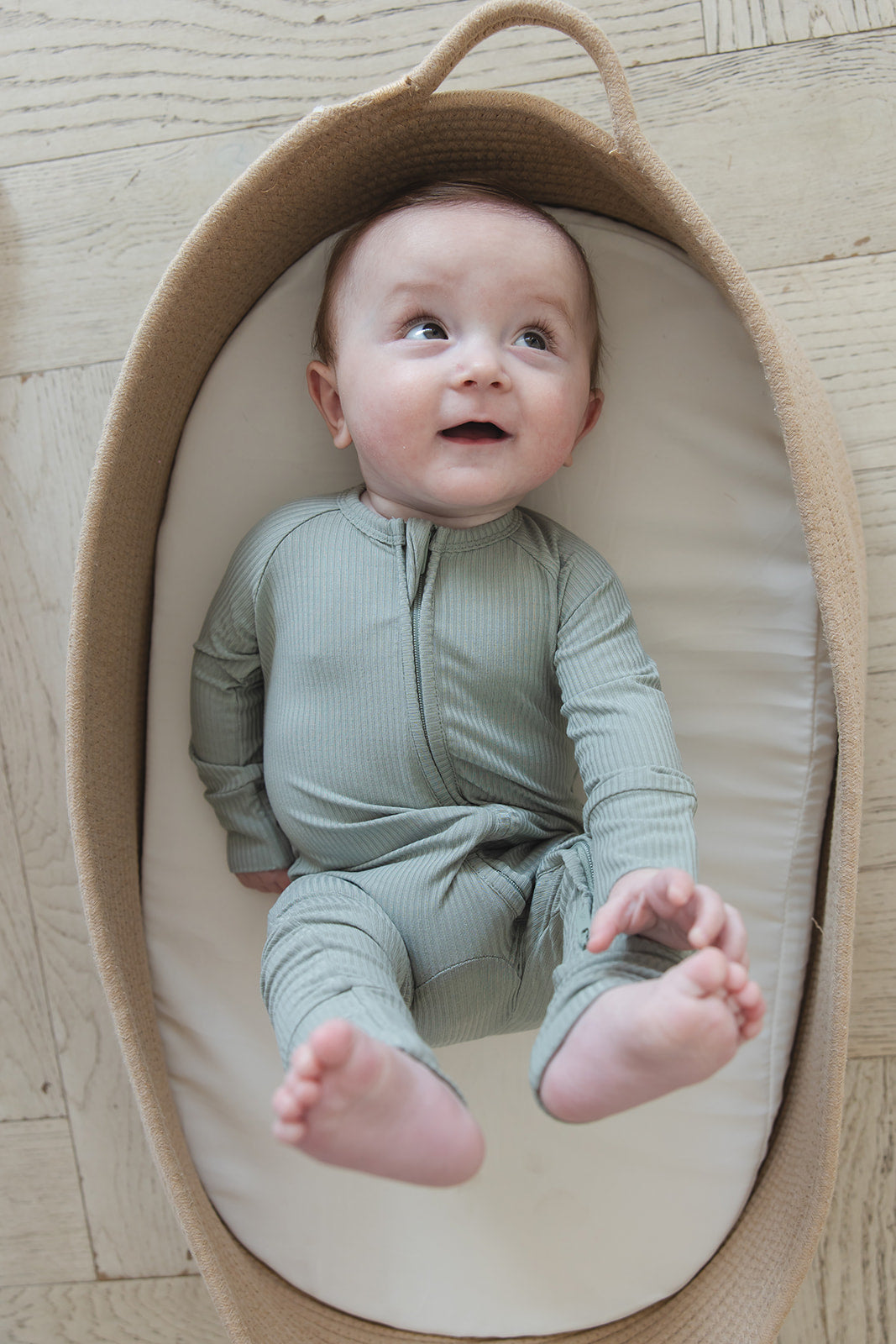 Sage (ribbed) - Zippy — Blush Lotus