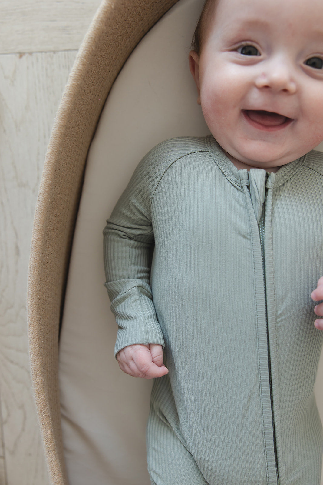 Sage (ribbed) - Zippy — Blush Lotus