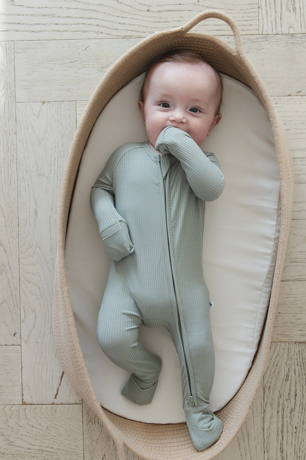 Sage (ribbed) - Zippy — Blush Lotus