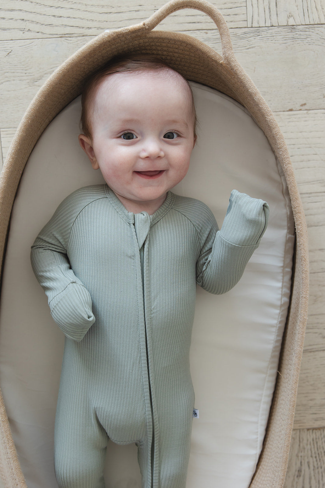 Sage (ribbed) - Zippy — Blush Lotus