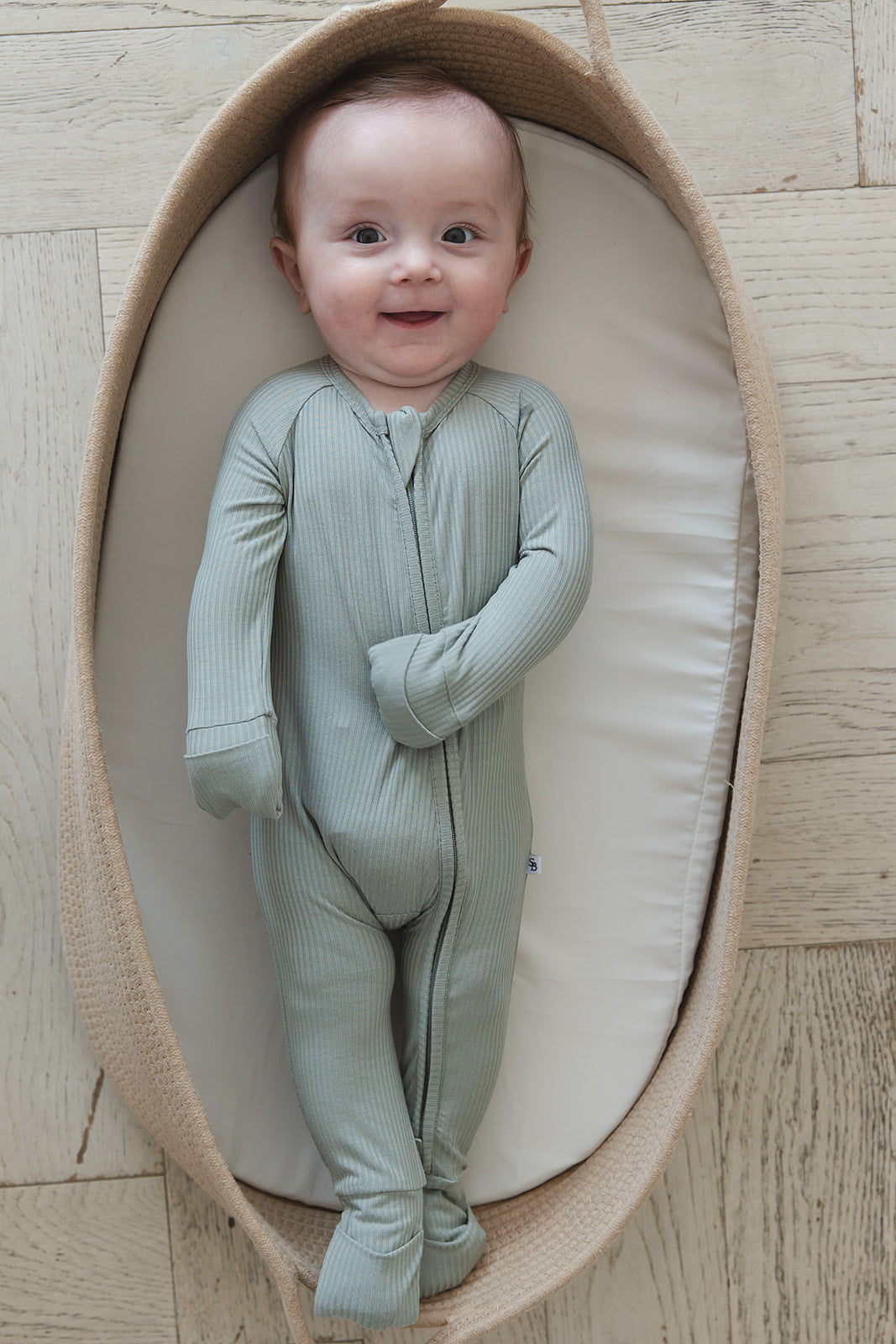 Sage (ribbed) - Zippy — Blush Lotus