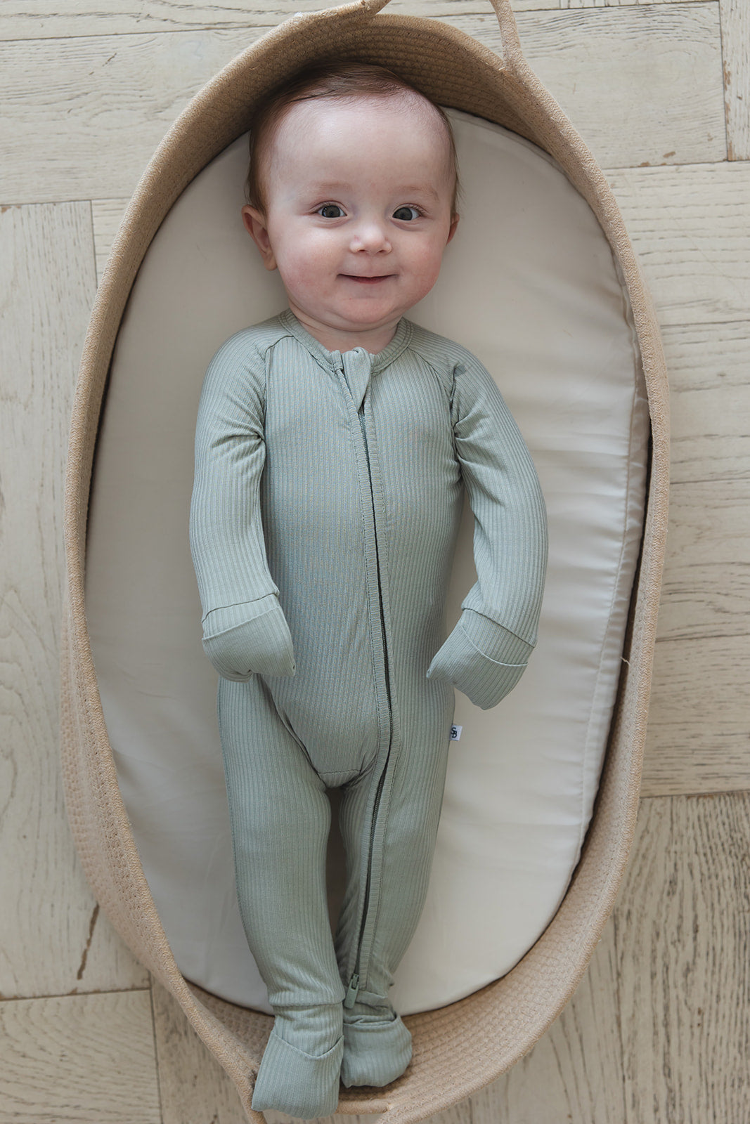 Sage (ribbed) - Zippy — Blush Lotus