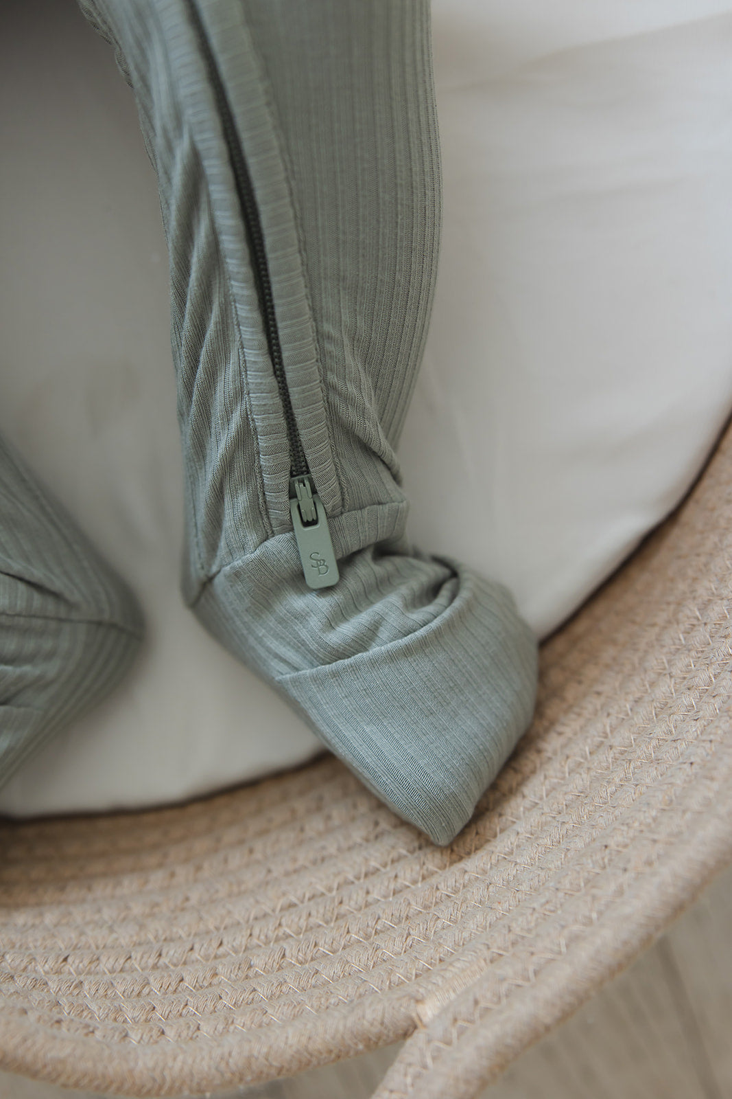 Sage (ribbed) - Zippy — Blush Lotus