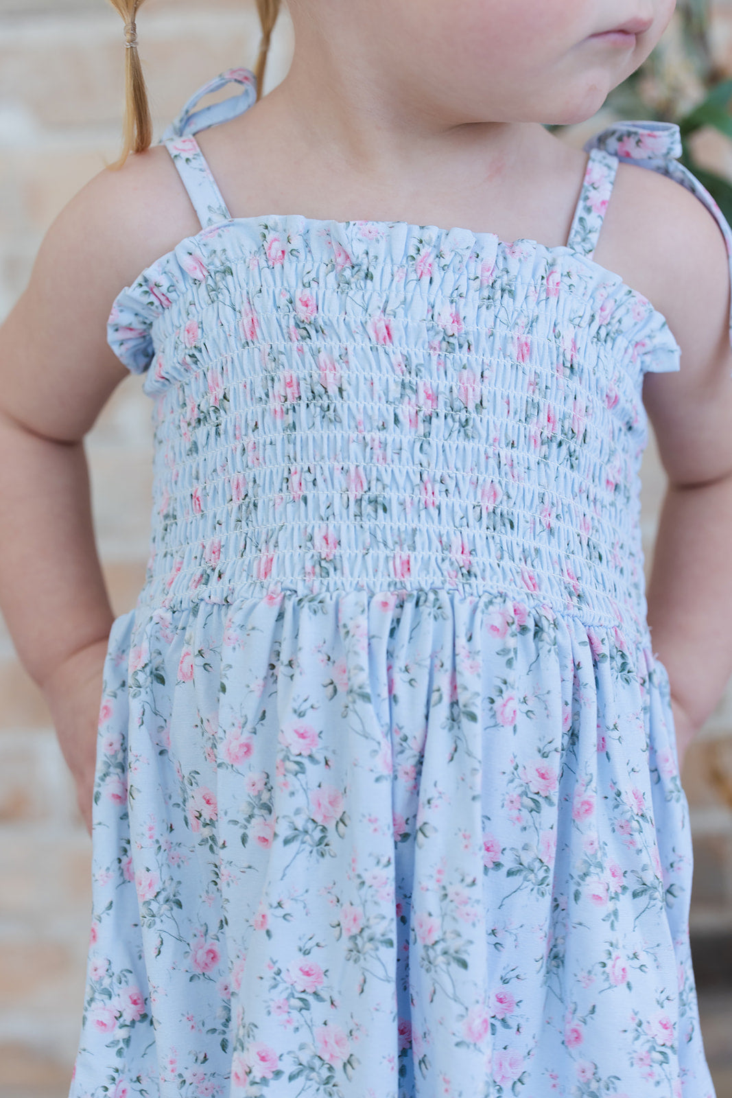 Eloise - Smocked Diaper Dress Set — Blush Lotus
