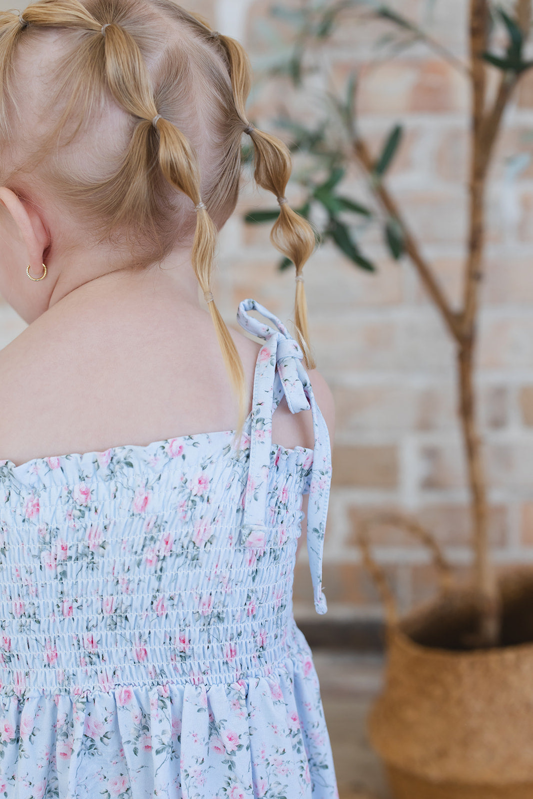 Eloise - Smocked Diaper Dress Set — Blush Lotus