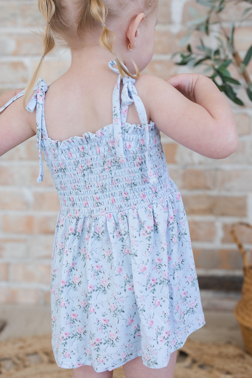 Eloise - Smocked Diaper Dress Set — Blush Lotus