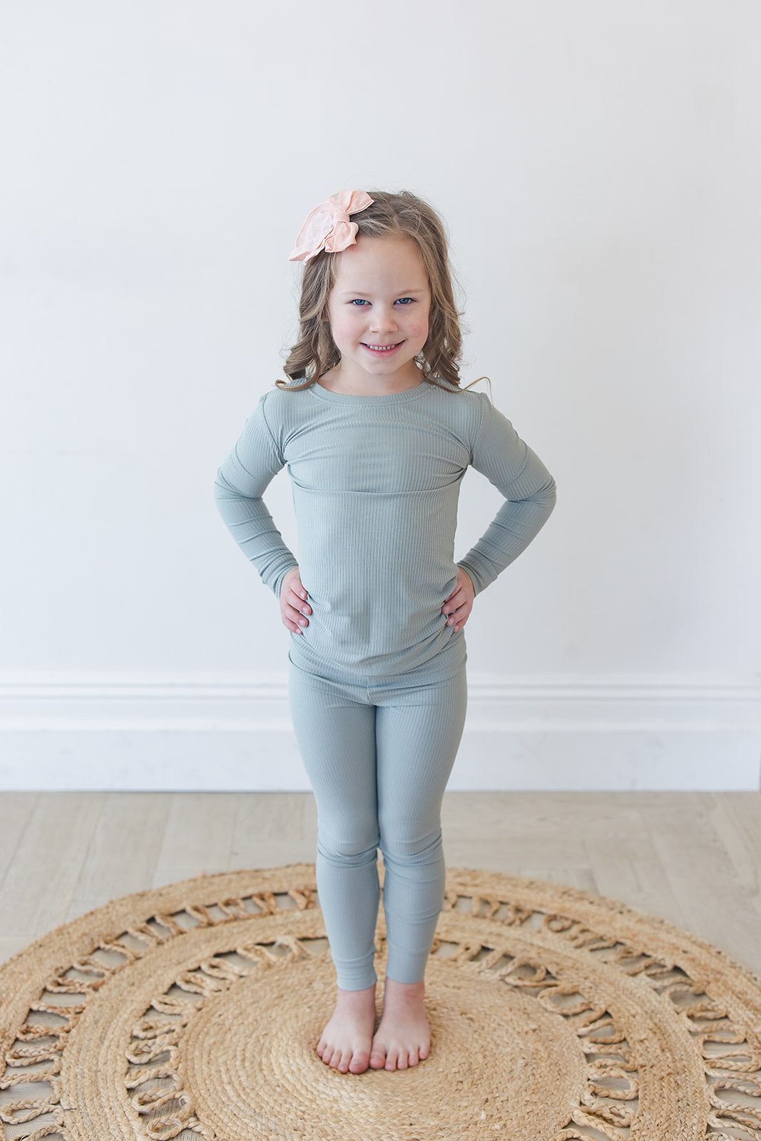 Sage (ribbed)  - Set — Blush Lotus