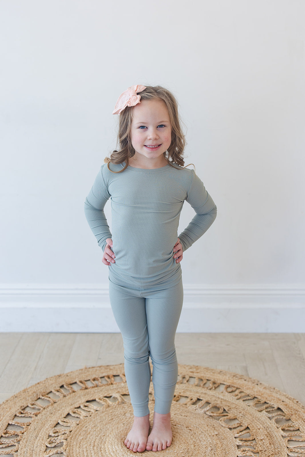 Sage (ribbed)  - Set — Blush Lotus