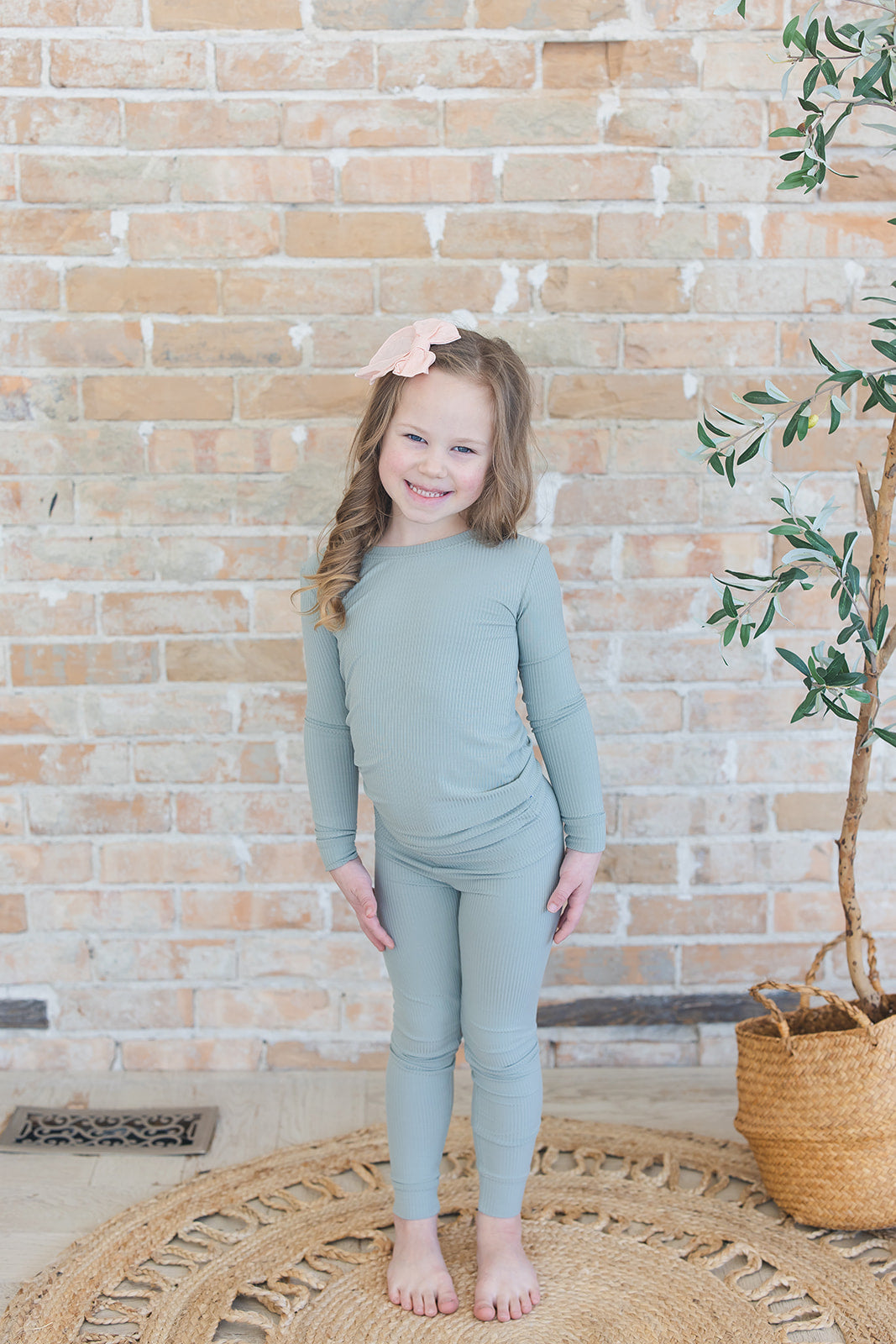 Sage (ribbed)  - Set — Blush Lotus