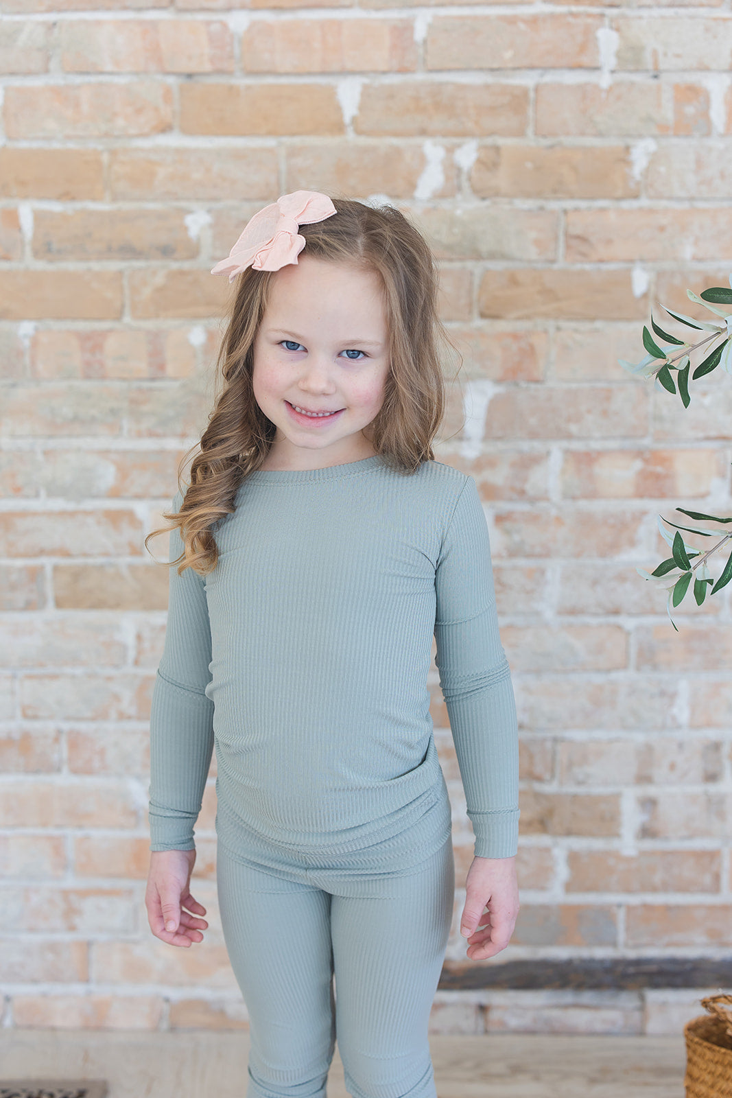 Sage (ribbed)  - Set — Blush Lotus