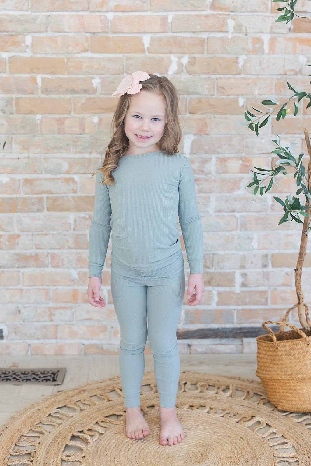 Sage (ribbed)  - Set — Blush Lotus