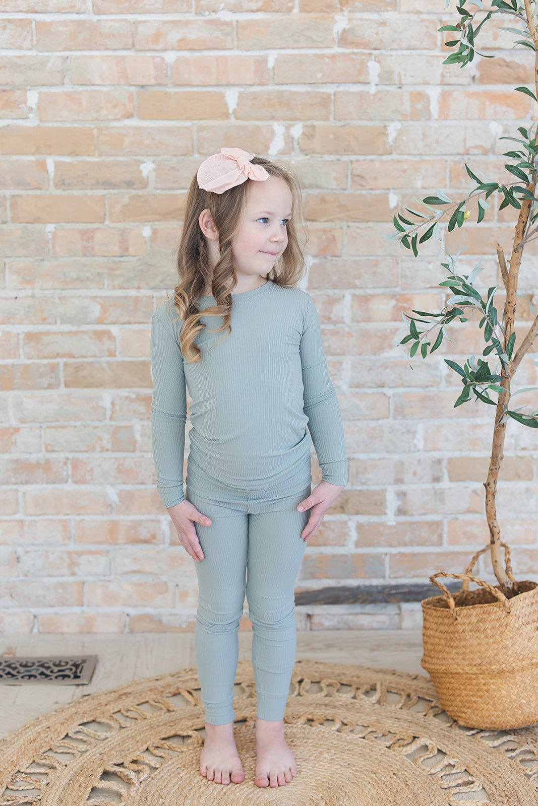 Sage (ribbed)  - Set — Blush Lotus