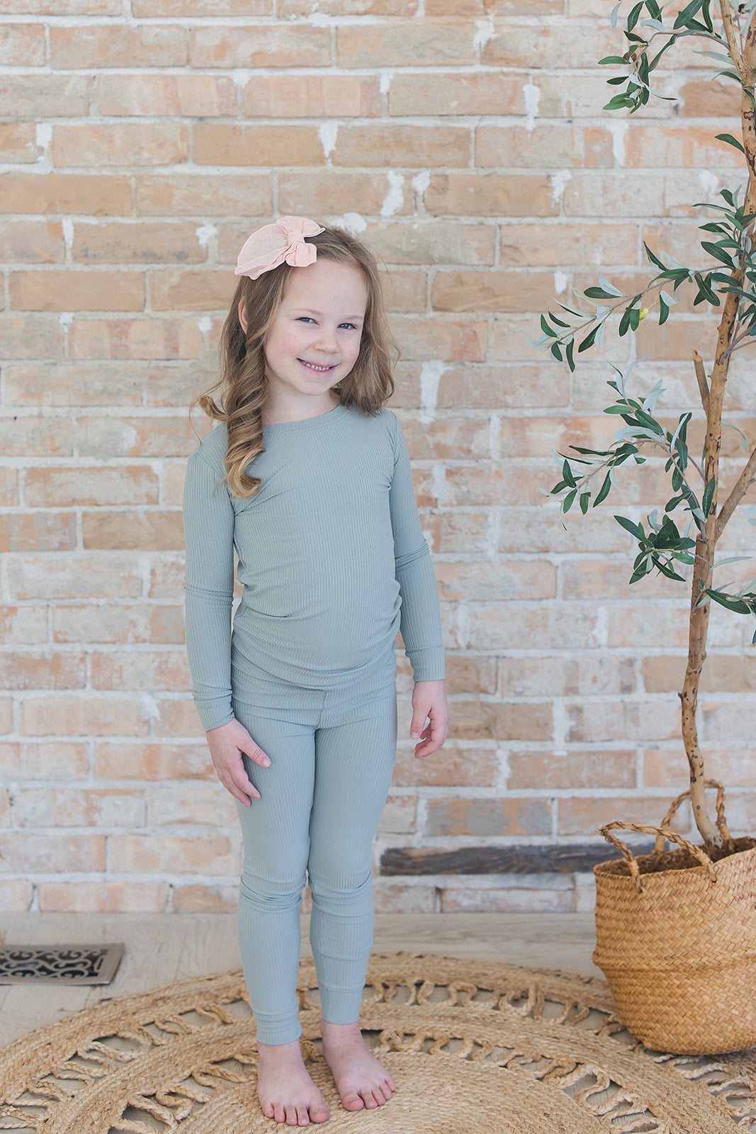 Sage (ribbed)  - Set — Blush Lotus