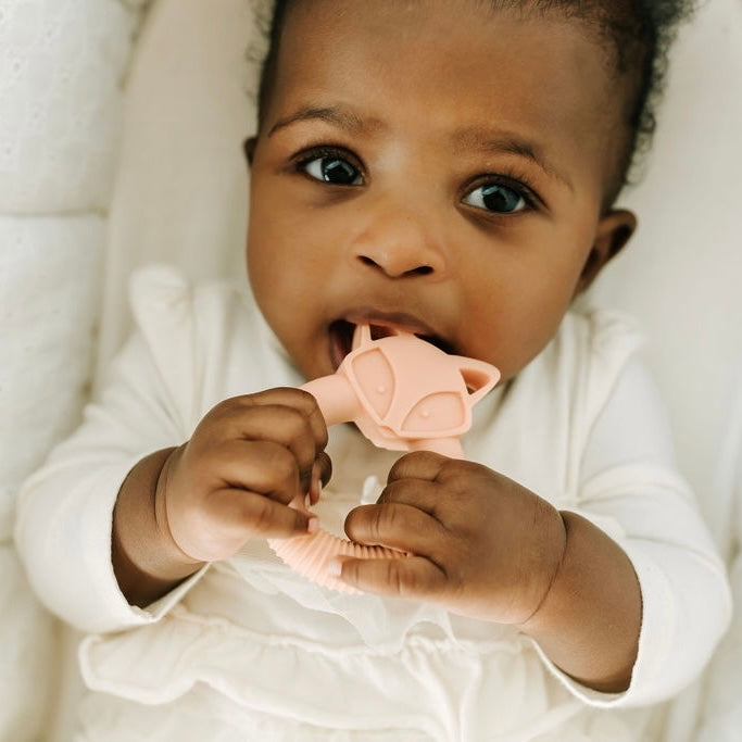 Fox Silicone Teether — Calla and Friends