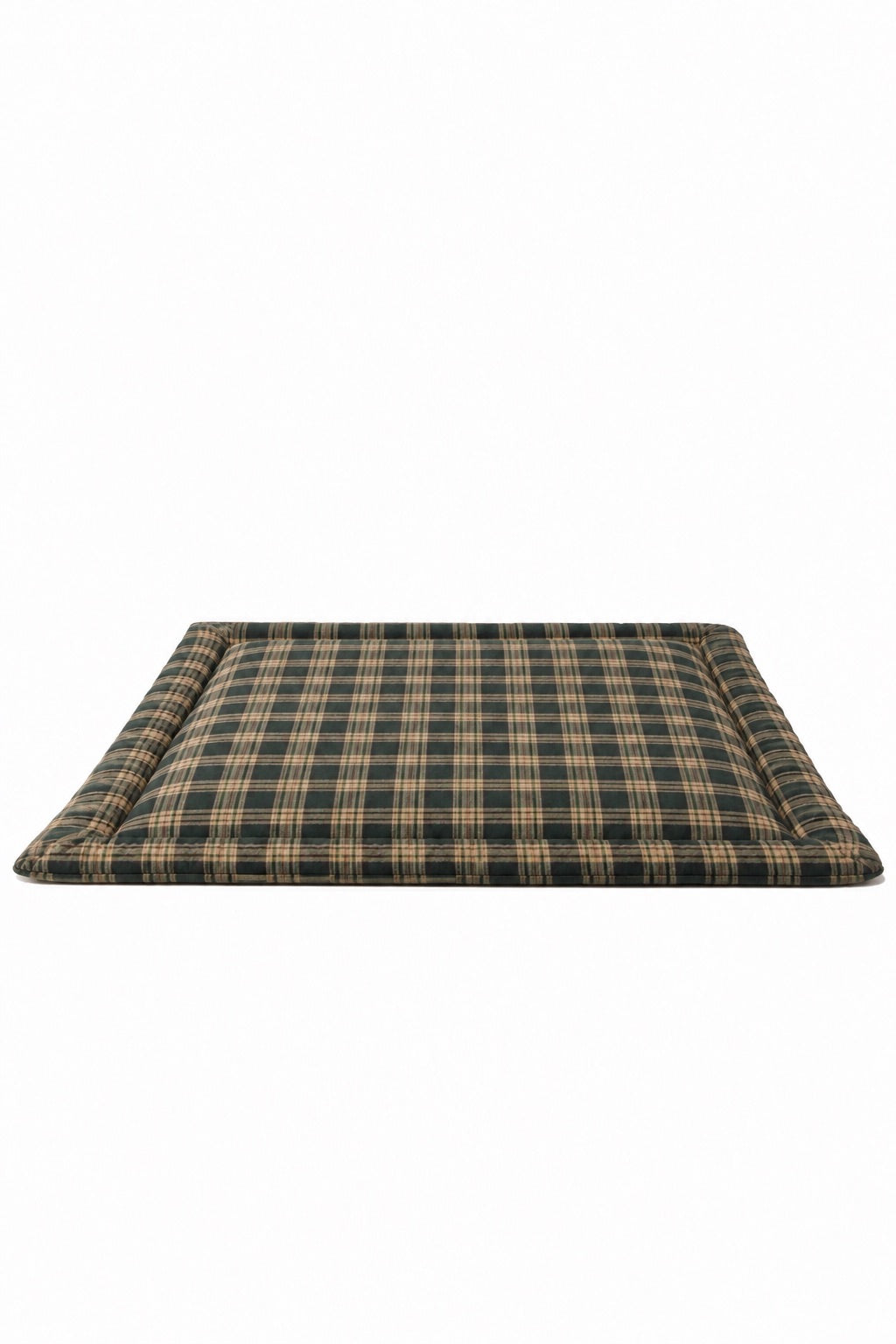 Green Plaid Padded Baby Play Mat — Little Mae & Co