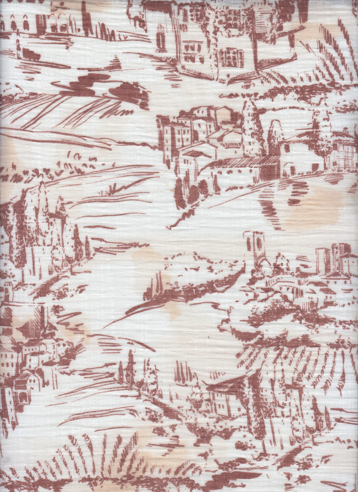 Brown Toile Ruffle Baby Lounger Cover — Little Mae & Co