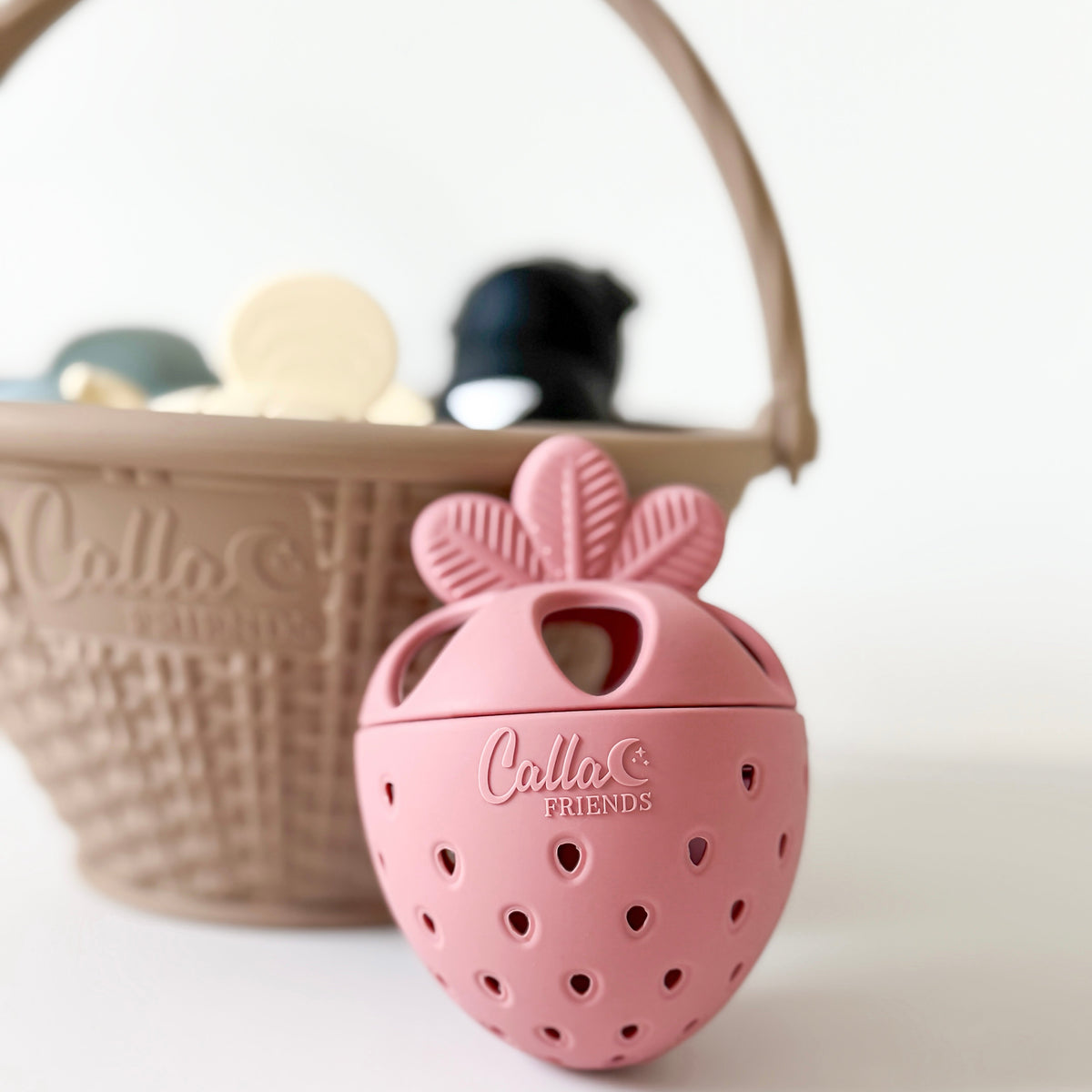 Strawberry Patch Bath Toys — Calla and Friends